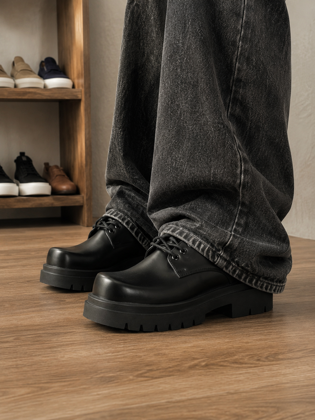CHANKY SHOES -M201(جلد طبيعي)