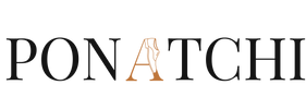 Ponatchi logo with a stylized 'A' on a black background